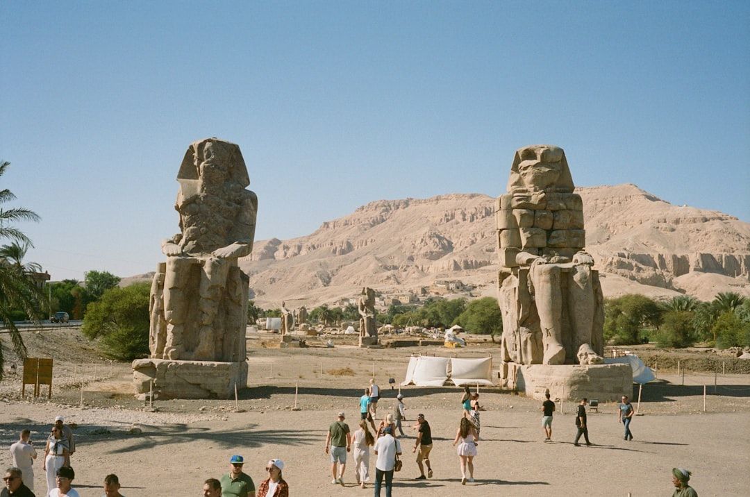 Colossi of Memnon - Twin guardians on the desert road