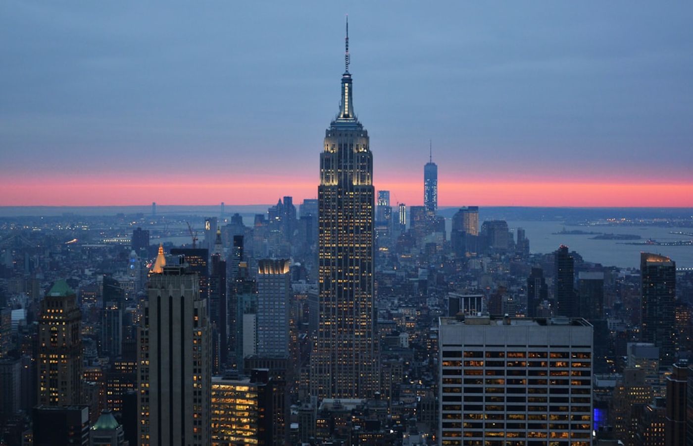 Rockefeller Center and Top of the Rock - The Skyline with the Empire State in It