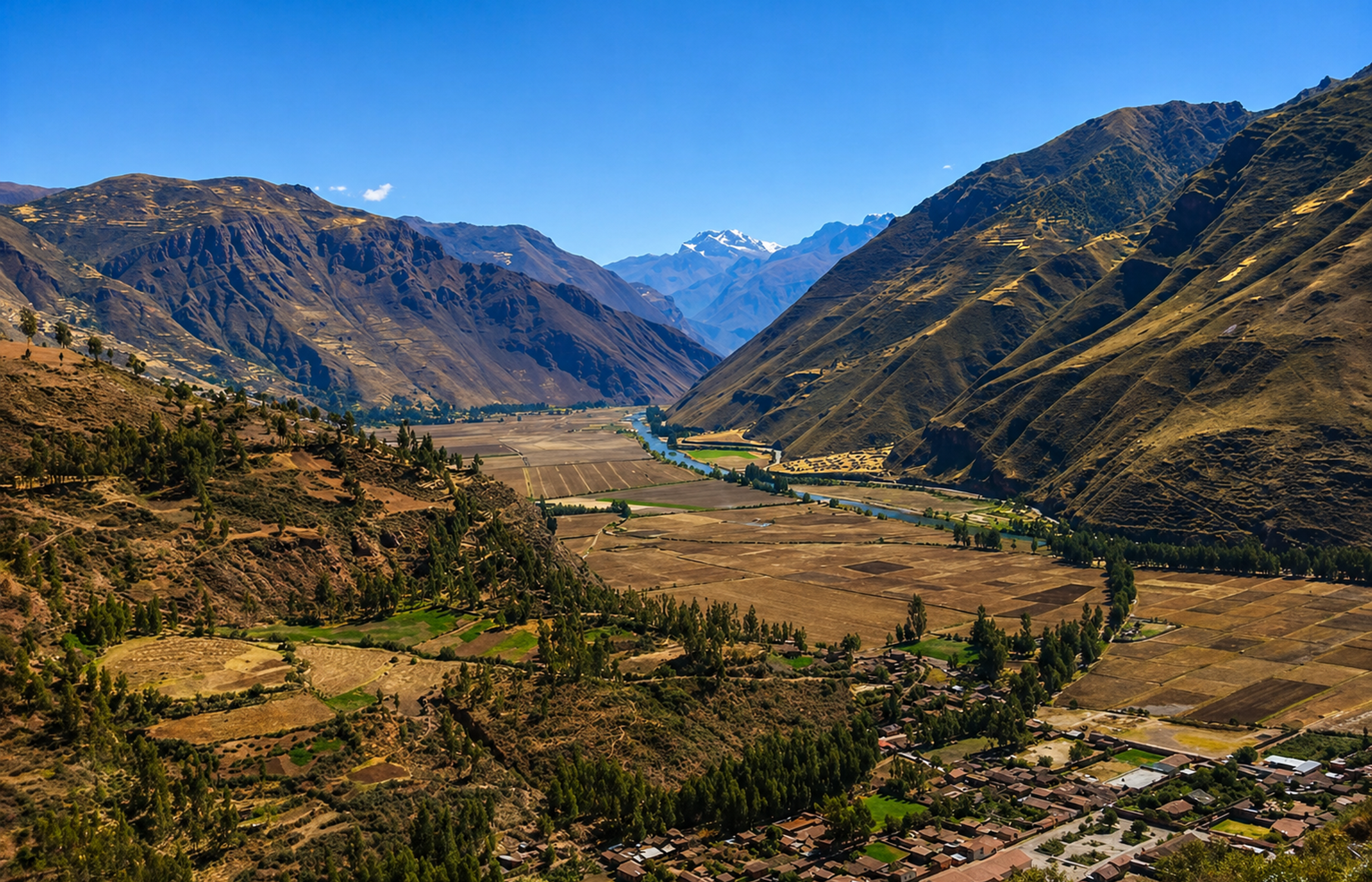 Sacred Valley of the Incas - Ollantaytambo, Pisac and the Urubamba River