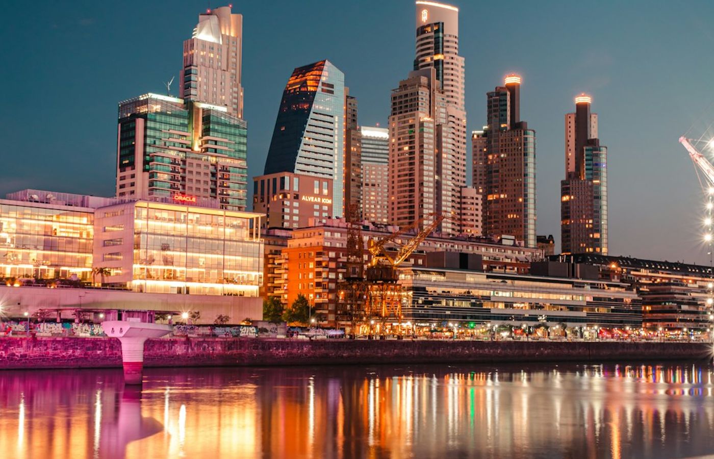 Puerto Madero and the Puente de la Mujer - Reclaimed Docks and a Rotating Bridge