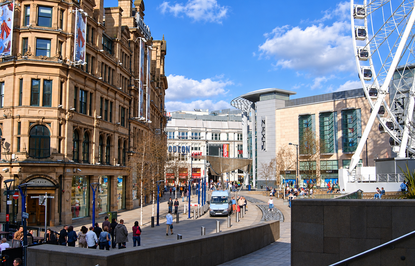 Exchange Square - Food Stalls by the Cathedral Quarter