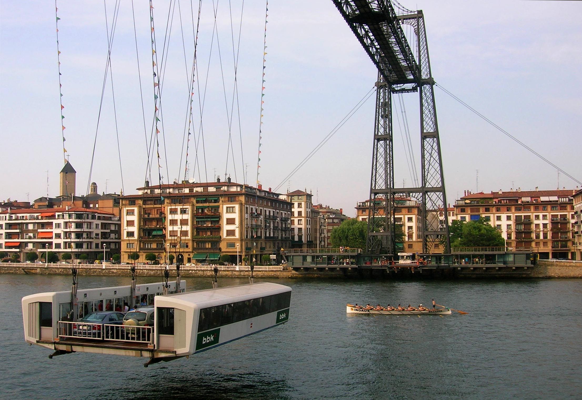 Vizcaya Bridge at Portugalete - The World's Oldest Transporter Bridge