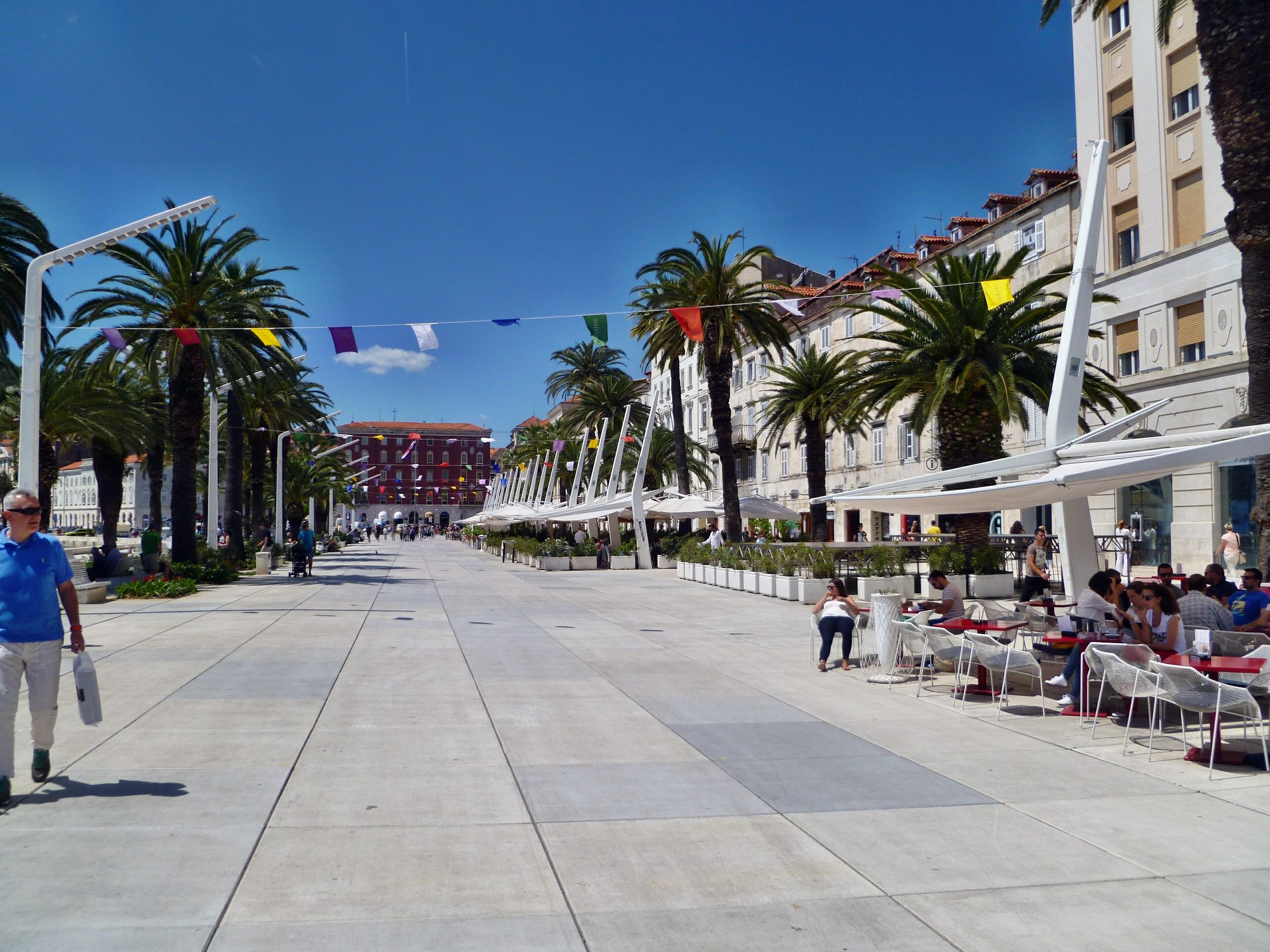 The Riva - Split's Palm-Lined Waterfront Promenade