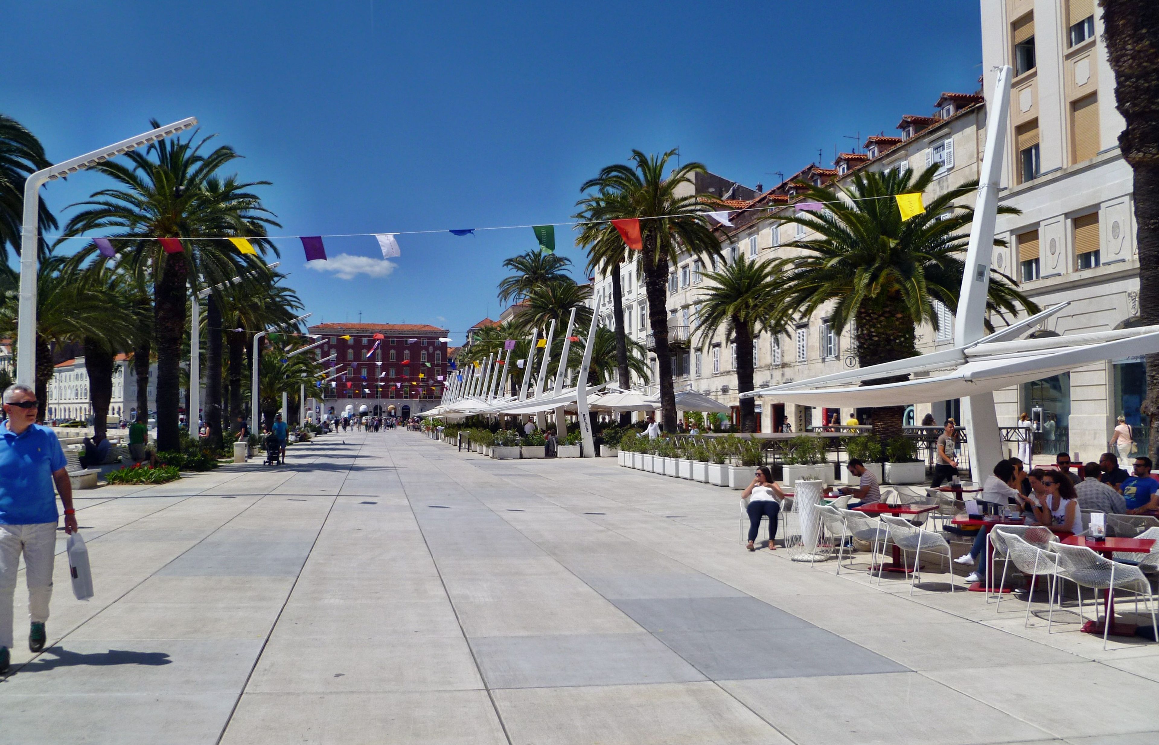 The Riva - Split's Palm-Lined Waterfront Promenade