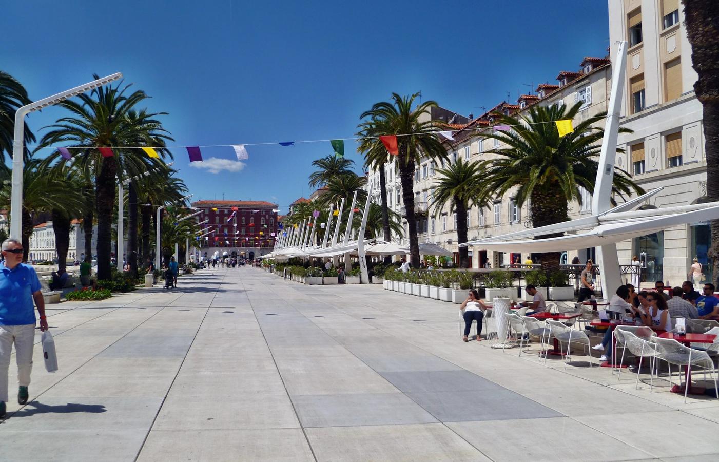 The Riva - Split's Palm-Lined Waterfront Promenade