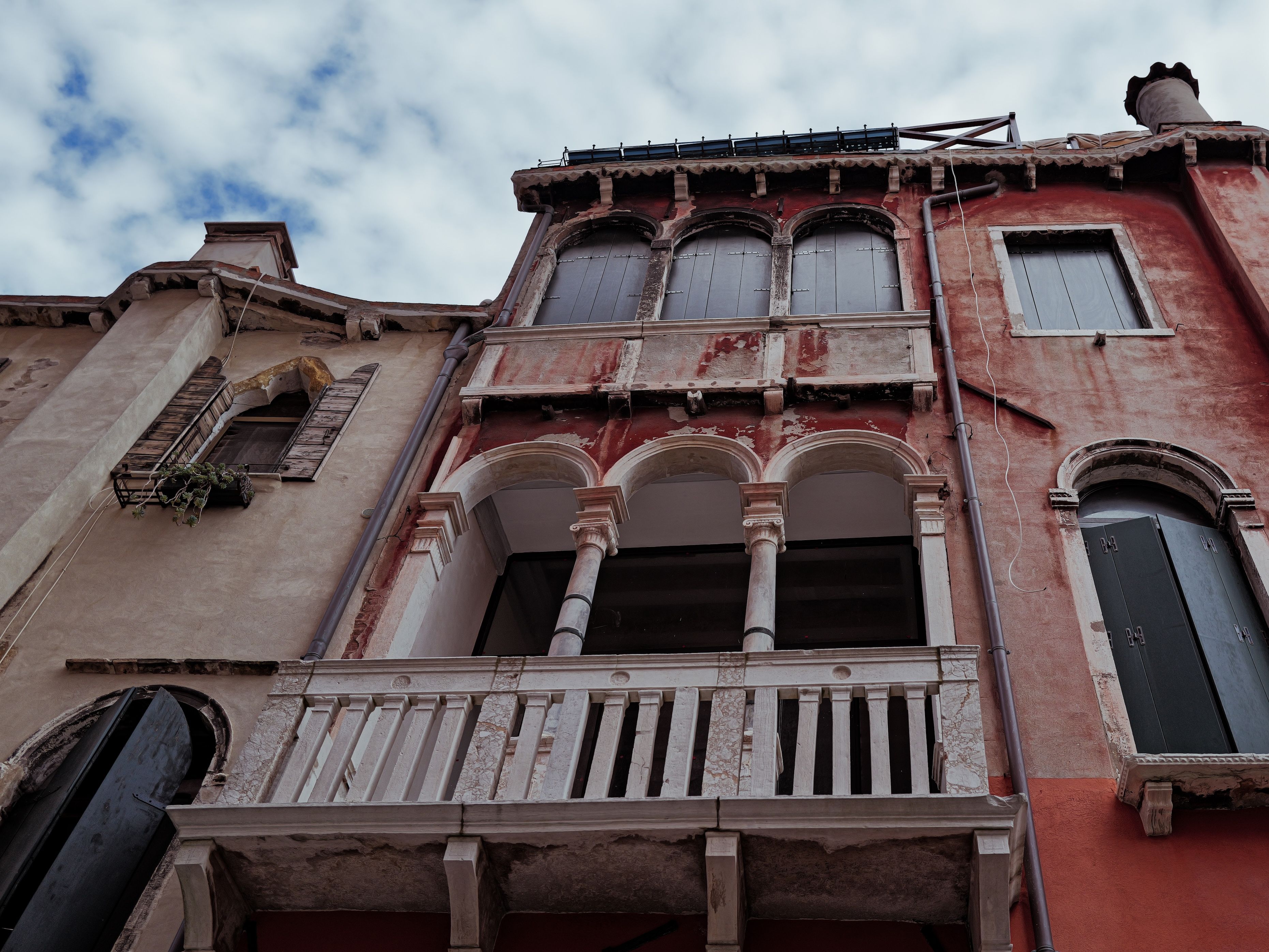 The beauty of imperfection — weathered façades, faded colours and centuries of architectural detail in Venice.