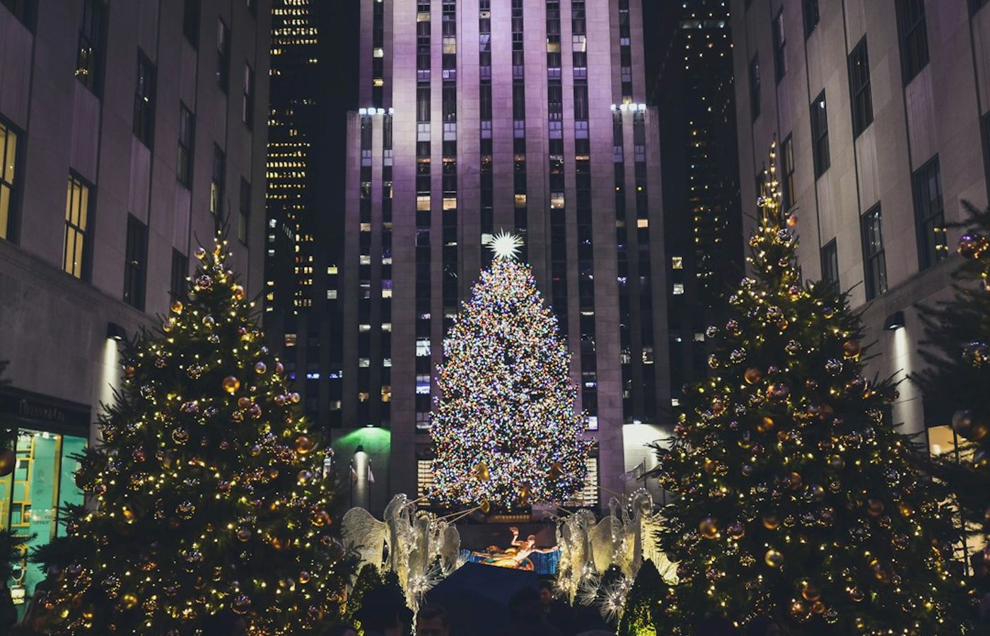 Rockefeller Center Christmas Tree and Fifth Avenue Windows