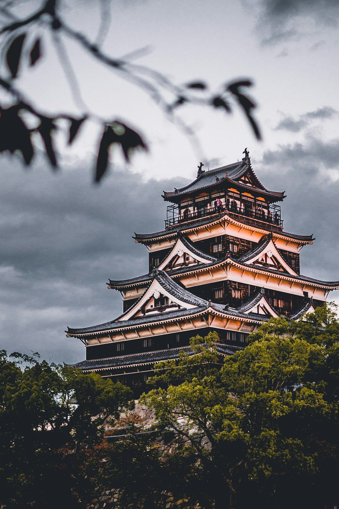 Hiroshima Castle - The Carp Castle, Rebuilt in Concrete
