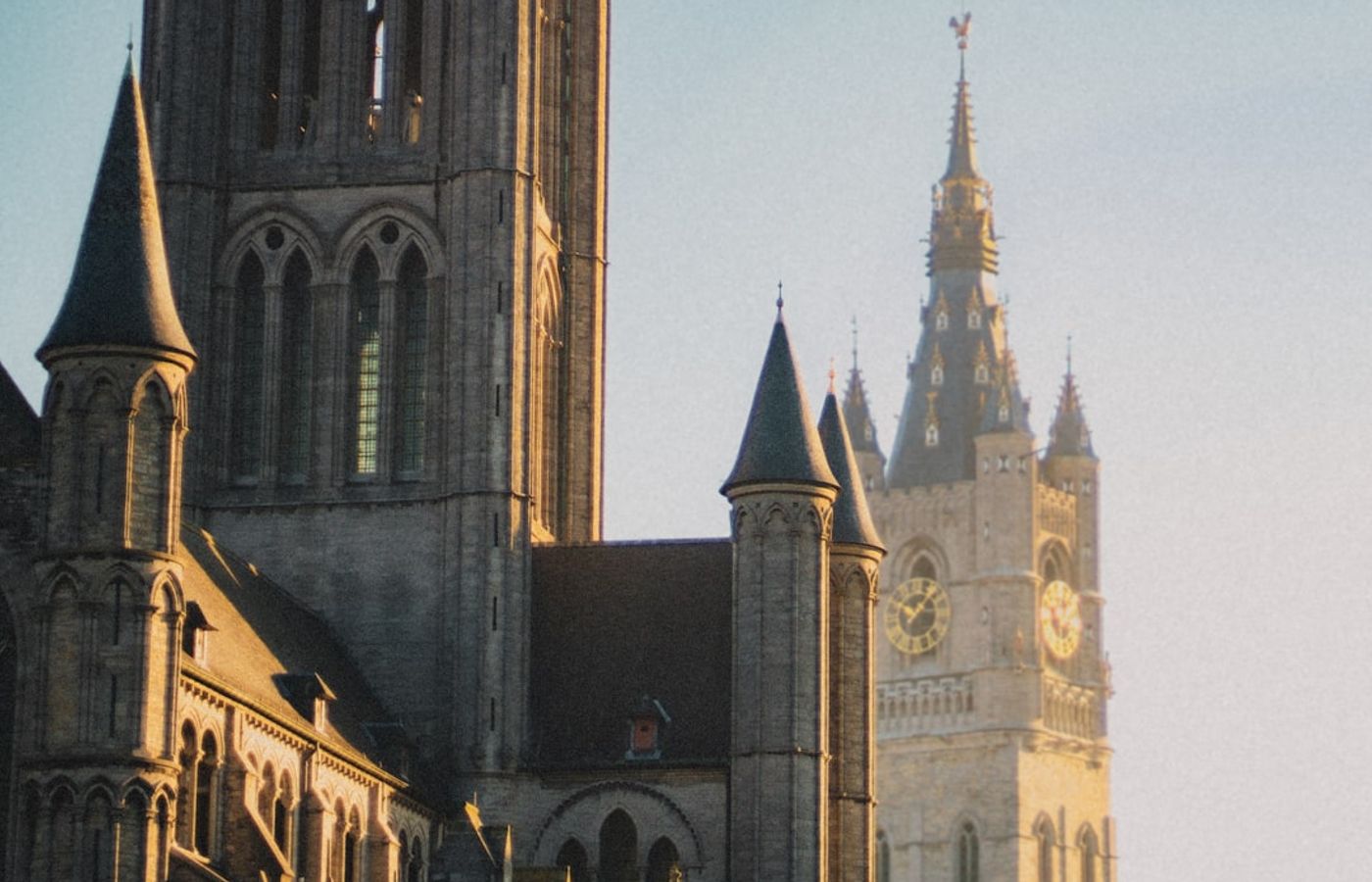 Belfry of Ghent - The Middle of the Three Medieval Towers