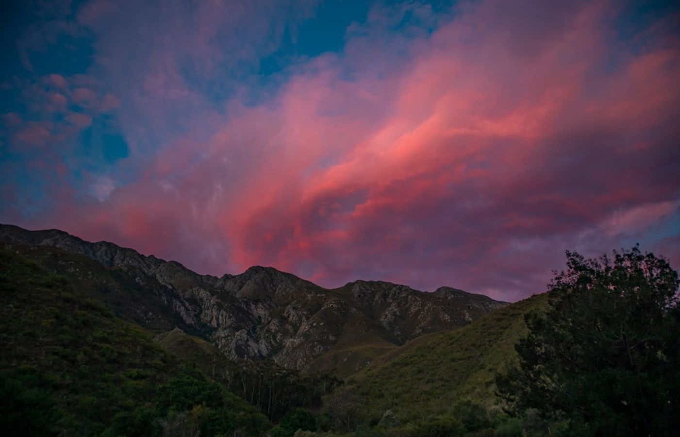 Red and Rose Valley Sunset