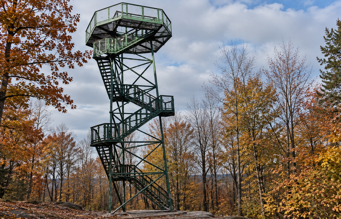 Aukštagirė Observation Tower - Panorama of the Samogitian Hills