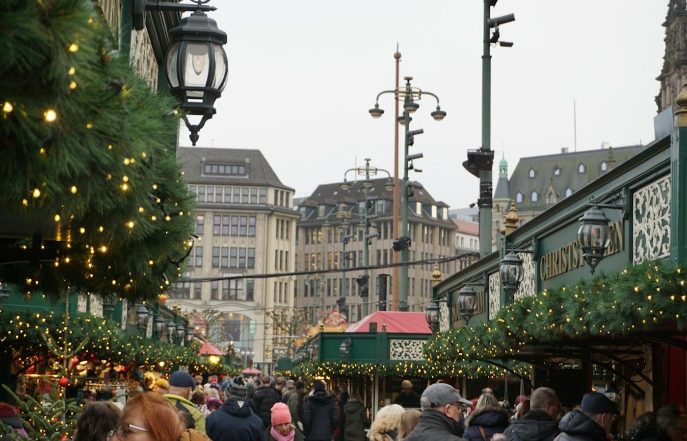 Historic Christmas Market on the Rathausmarkt - The Flying Father Christmas