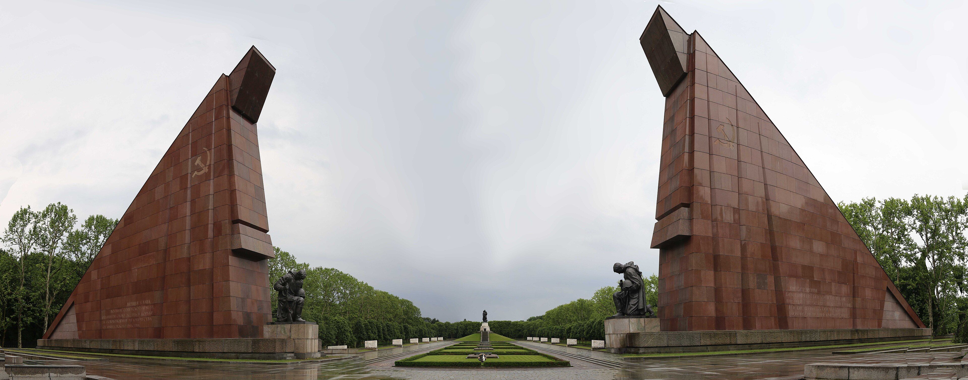 Treptower Park - A Soviet Memorial in Autumn Woodland