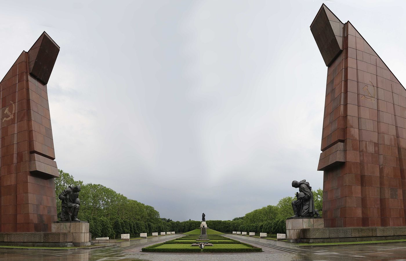 Treptower Park - A Soviet Memorial in Autumn Woodland