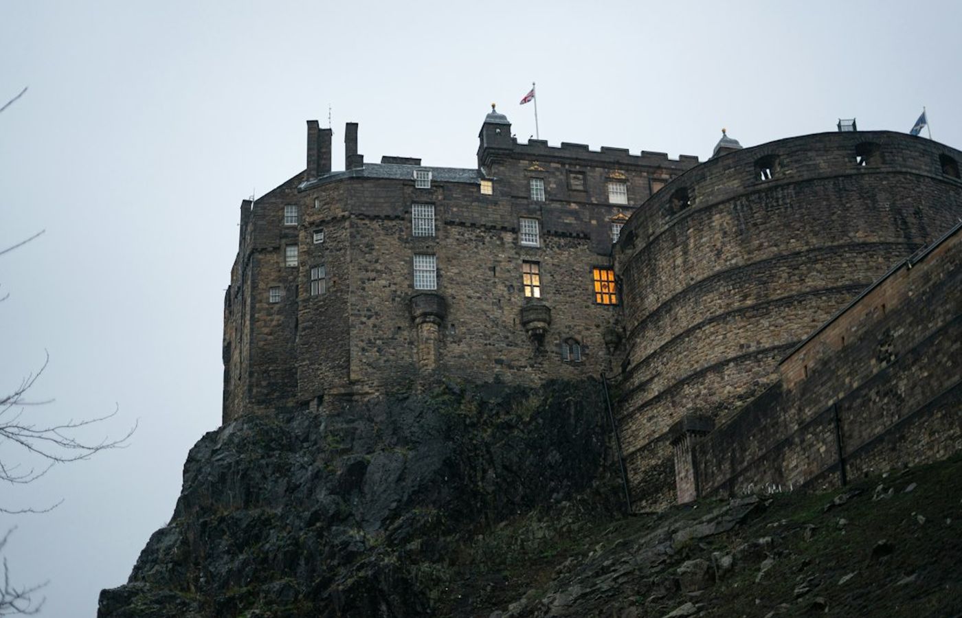 Castle of Light at Edinburgh Castle - The Evening Light Show