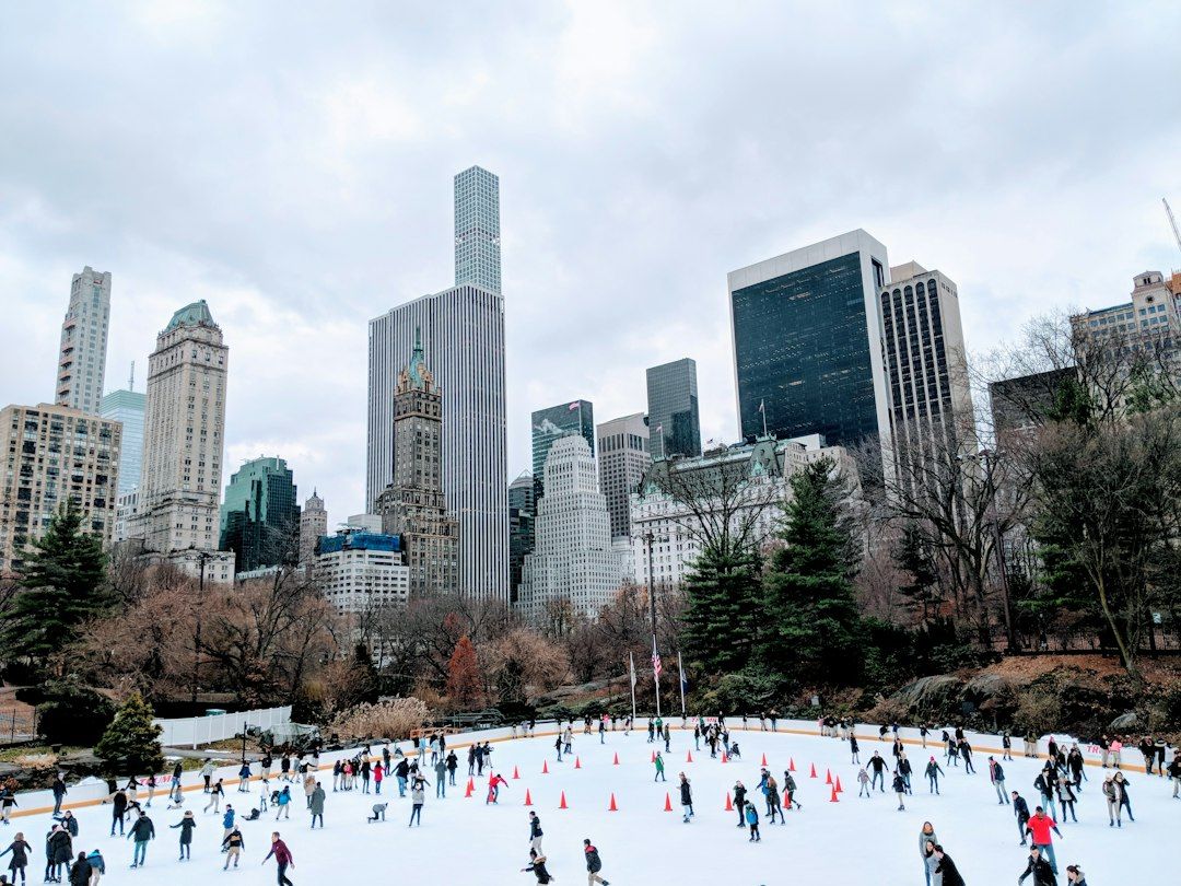 Wollman Rink in Central Park - Skating Under the Skyline