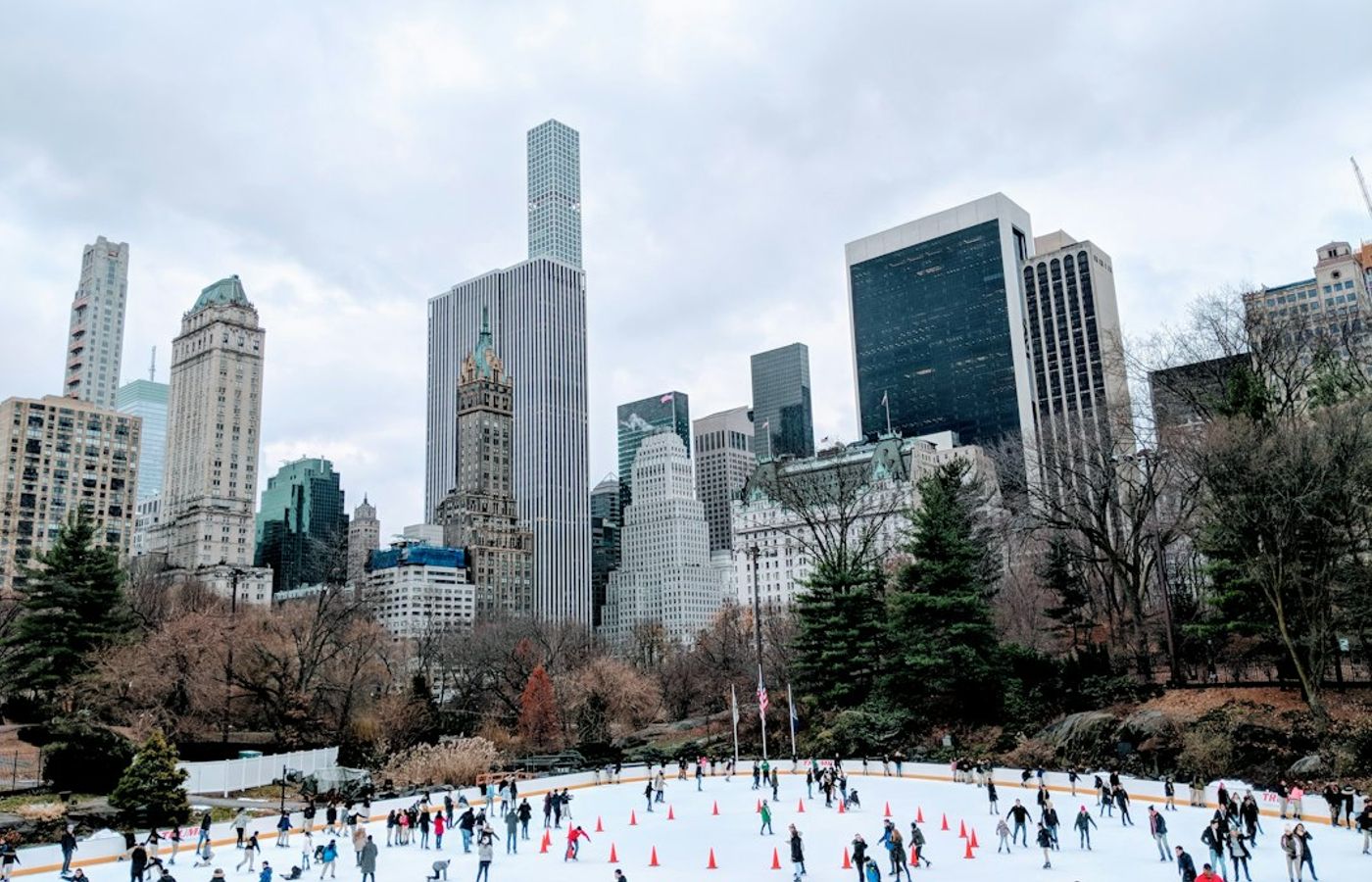 Wollman Rink in Central Park - Skating Under the Skyline
