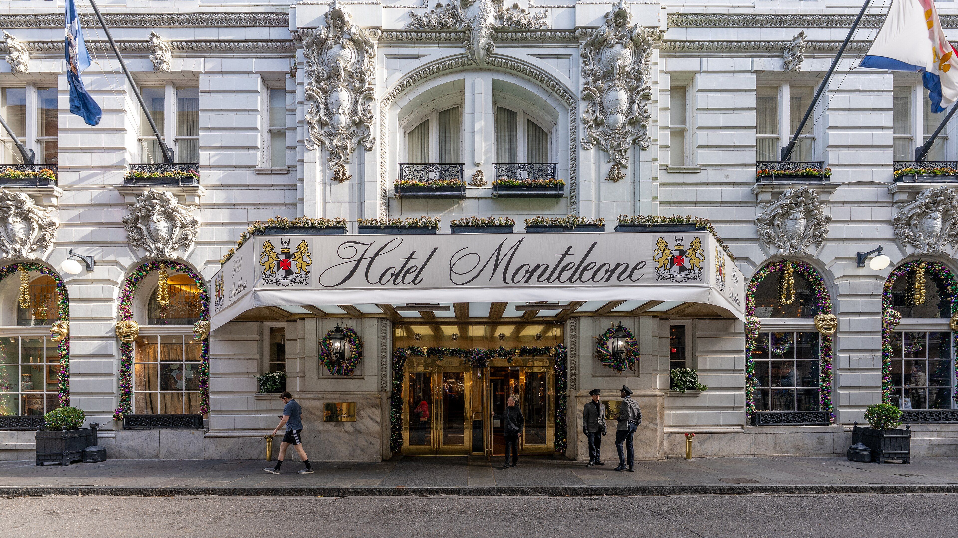 Hotel Monteleone in the French Quarter, the most haunted hotel in New Orleans