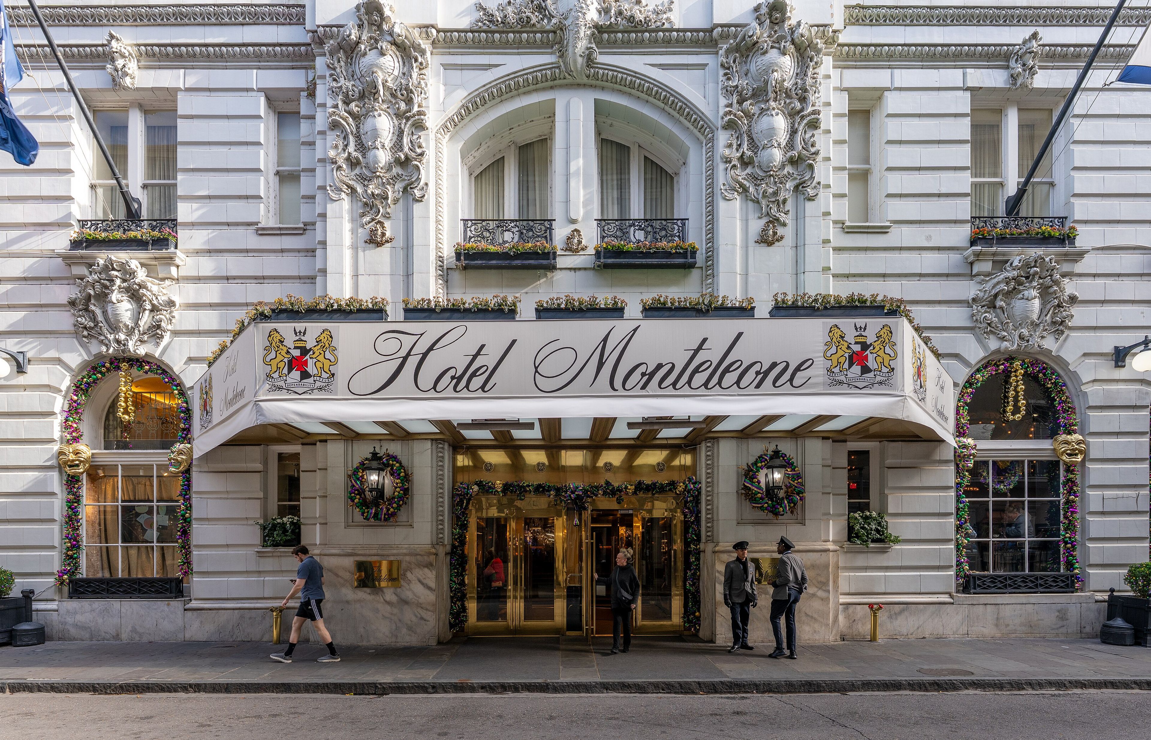 Hotel Monteleone in the French Quarter, the most haunted hotel in New Orleans