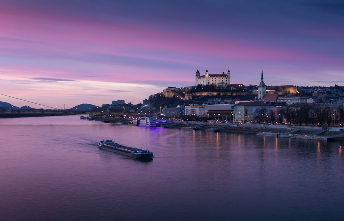 Danube Cruise and the Bratislava Waterfront - A View of the City from the River