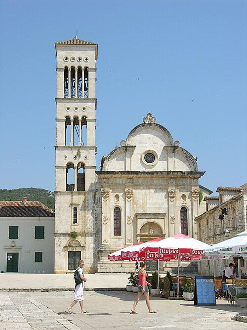 Hvar Cathedral (St. Stephen's Cathedral) - Dalmatian Renaissance on the Main Square