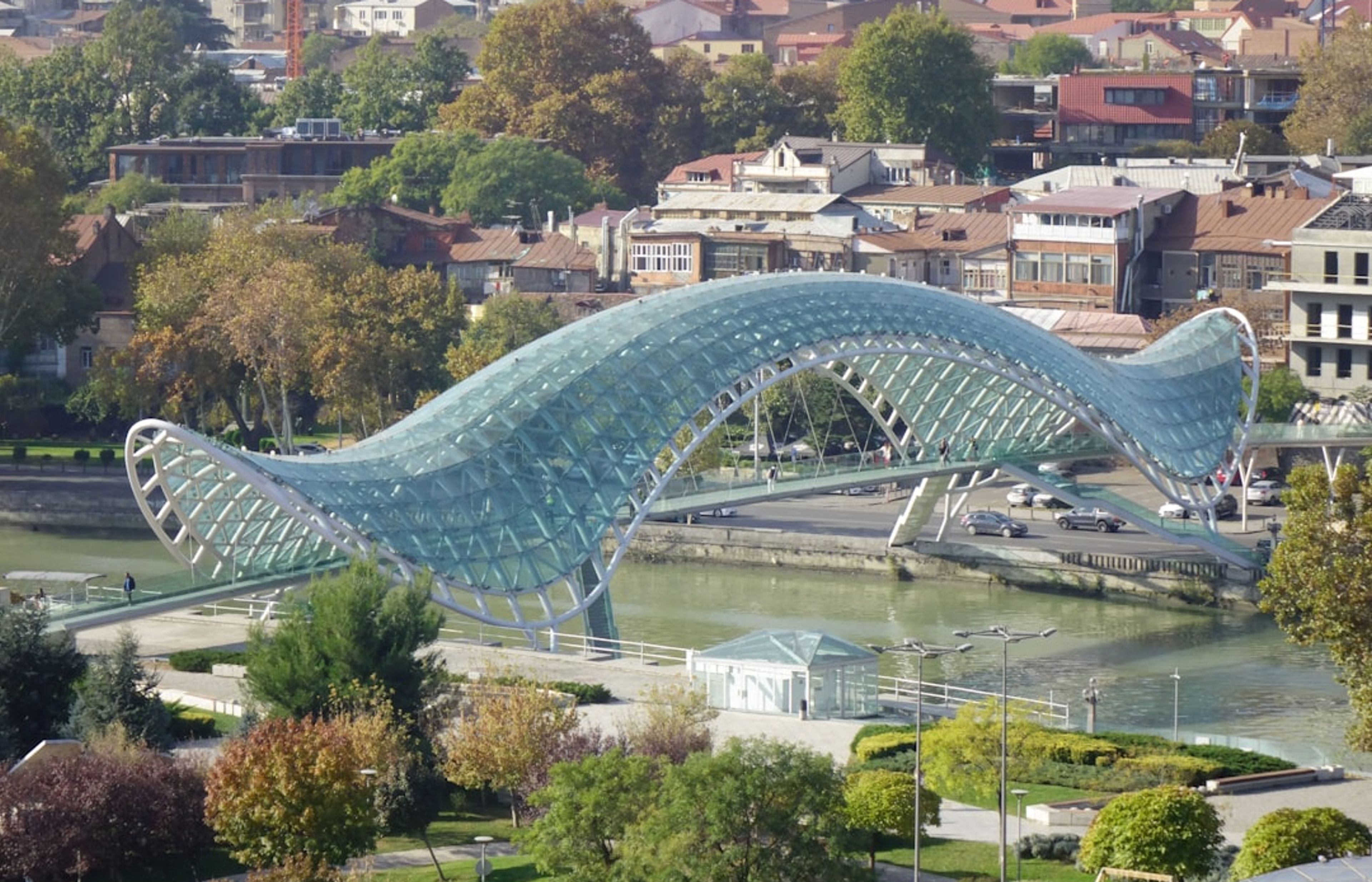 Bridge of Peace - Tbilisi's Striking Modern Footbridge