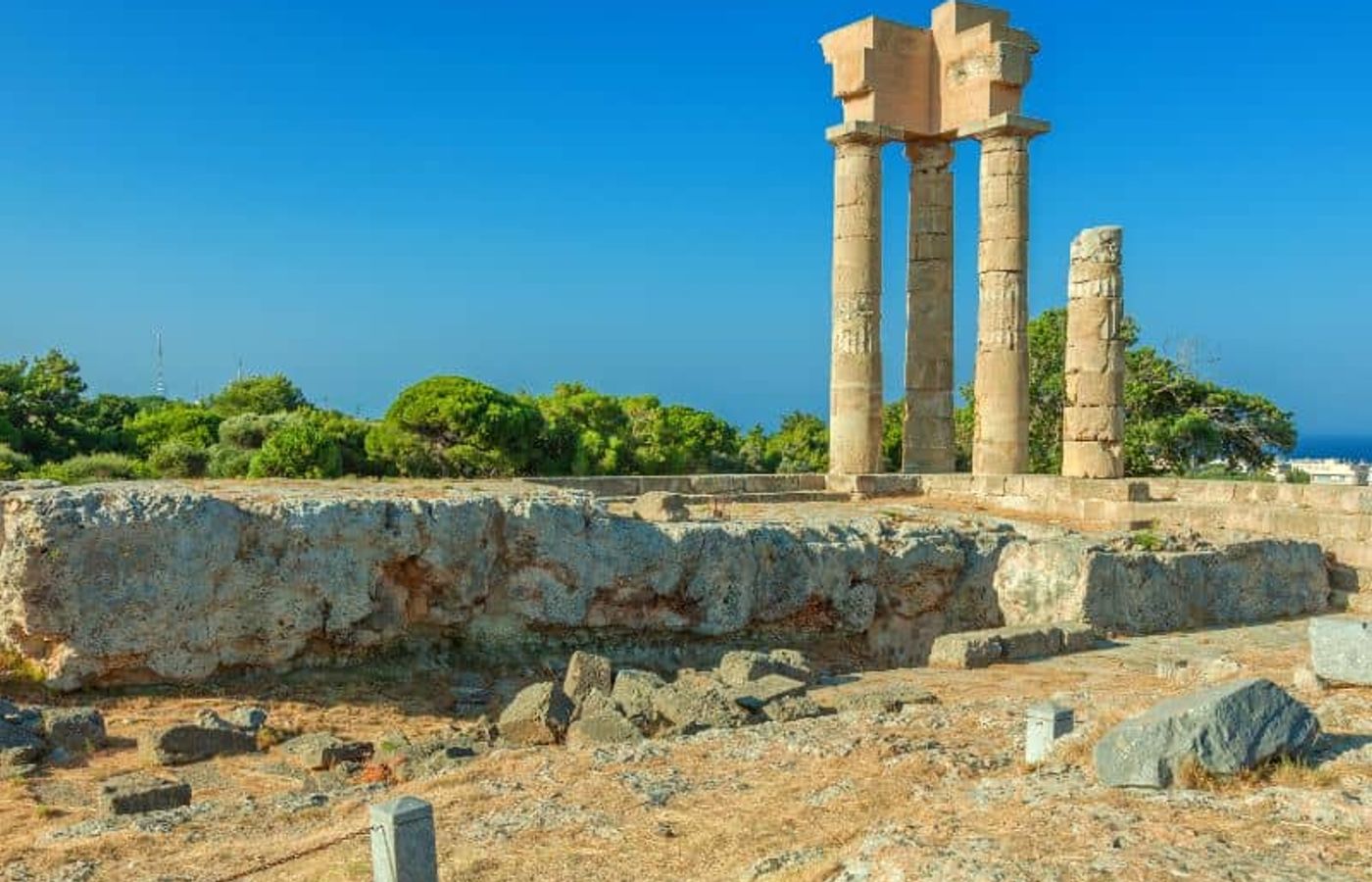 Acropolis of Rhodes - Ancient History Above the Modern City