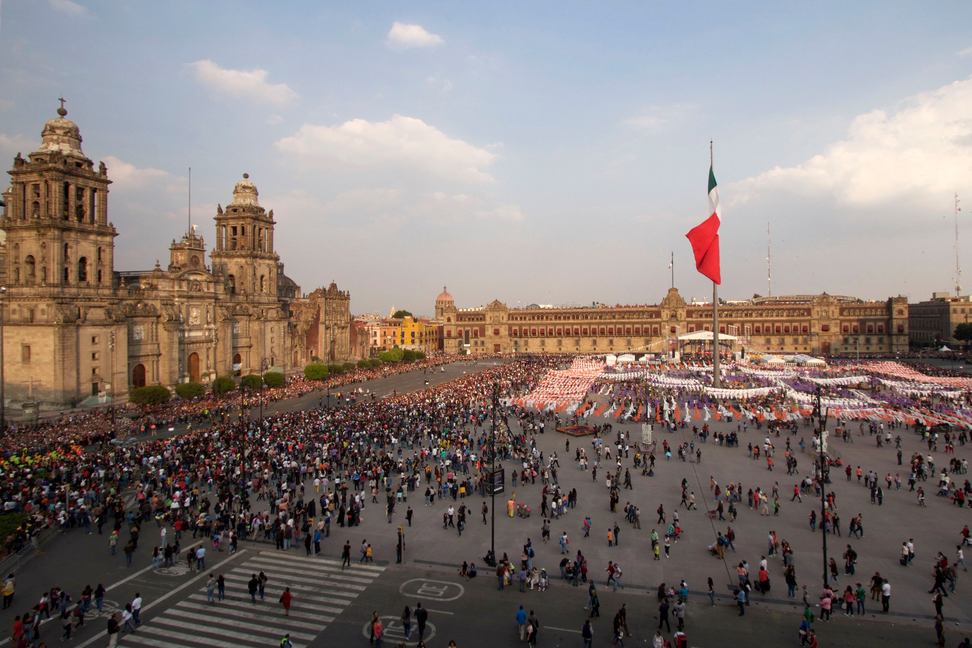Zocalo (Plaza de la Constitucion) - The Political and Cultural Heart of the City