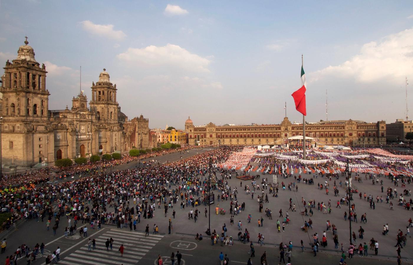 Zocalo (Plaza de la Constitucion) - The Political and Cultural Heart of the City