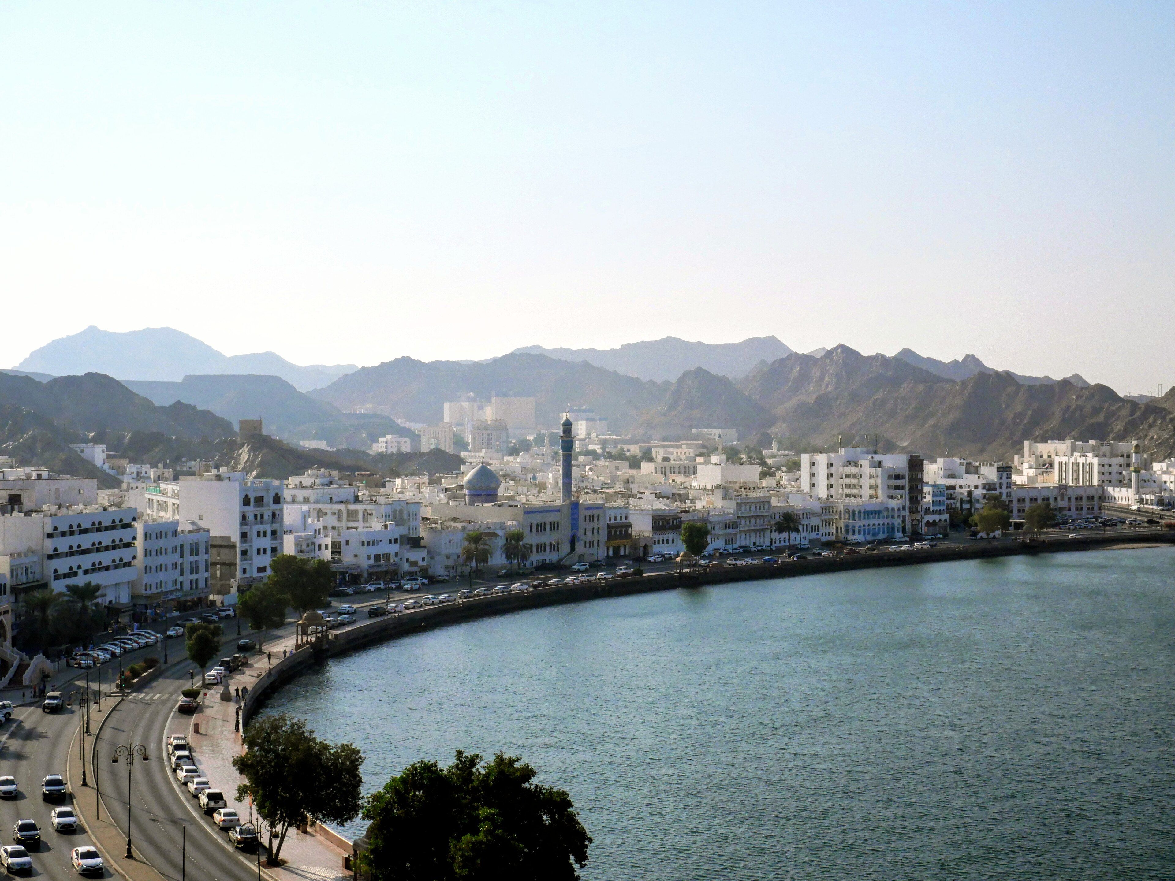 Mutrah Corniche - The Harbour Promenade Beneath the Watchtowers