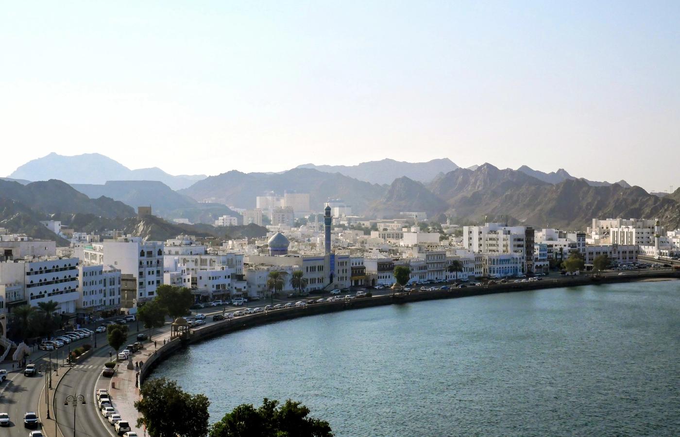 Mutrah Corniche - The Harbour Promenade Beneath the Watchtowers