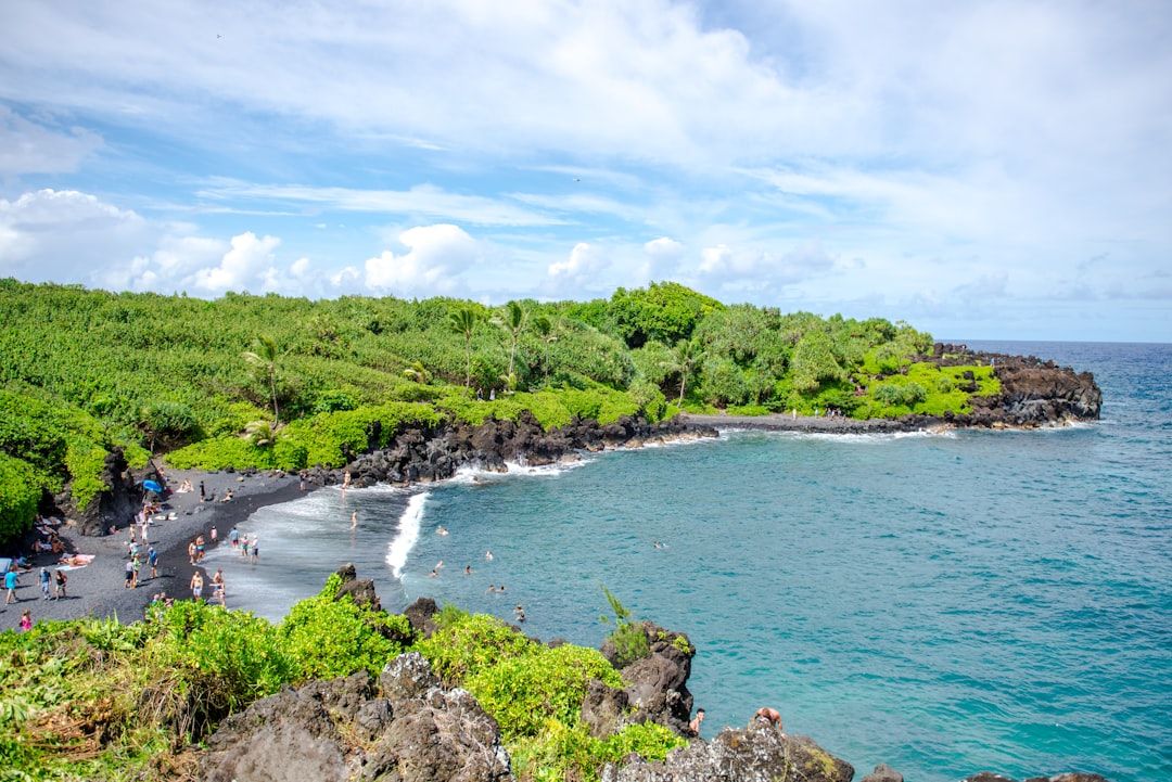 Wai'anapanapa State Park - Honokalani Black-Sand Beach