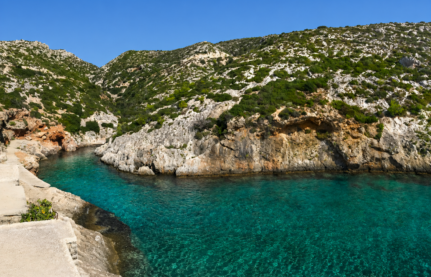 Porto Limnionas - The Fjord-Like Cove on the West Coast