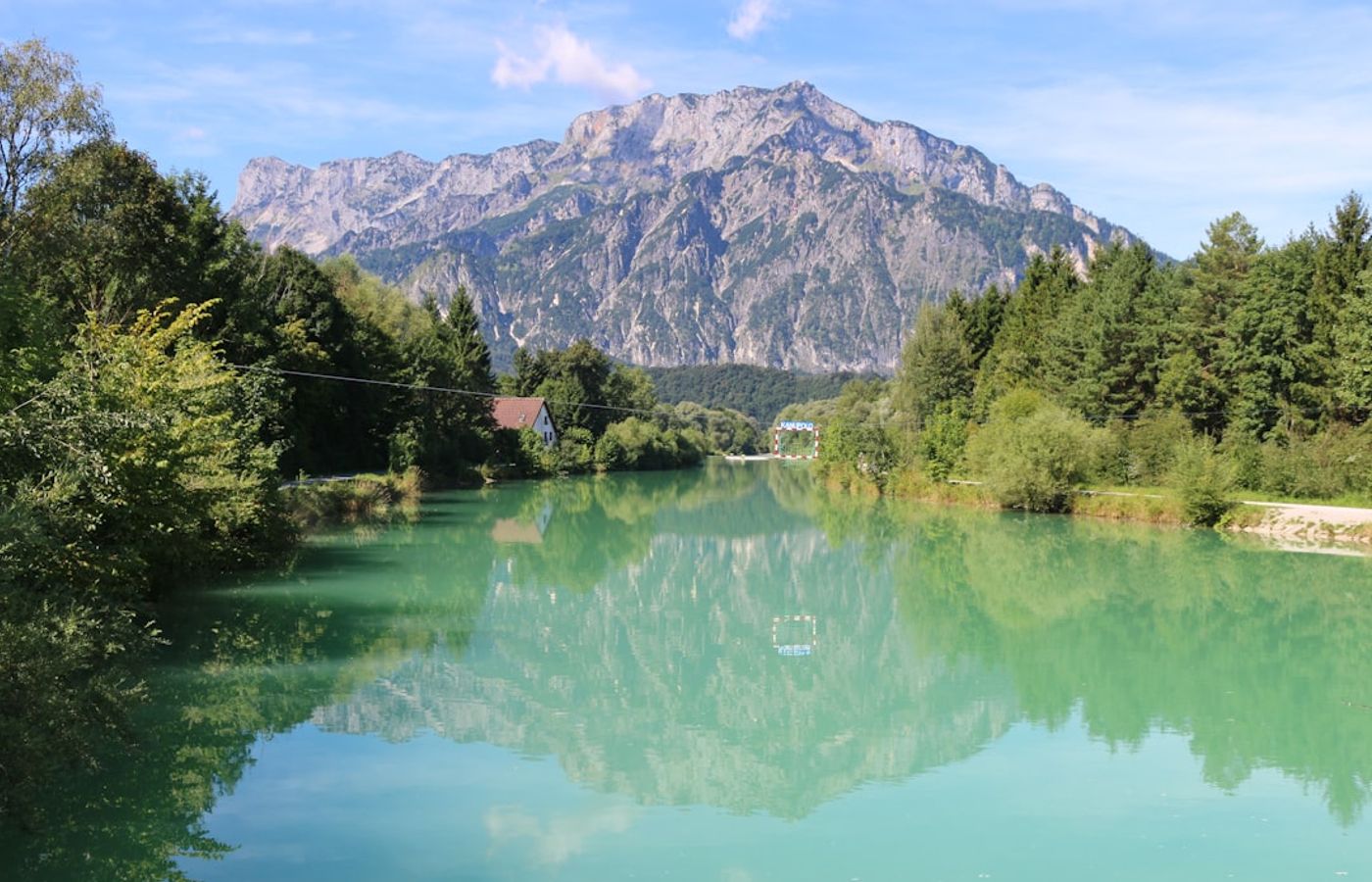 Salzach River and Kapuzinerberg Viewpoint