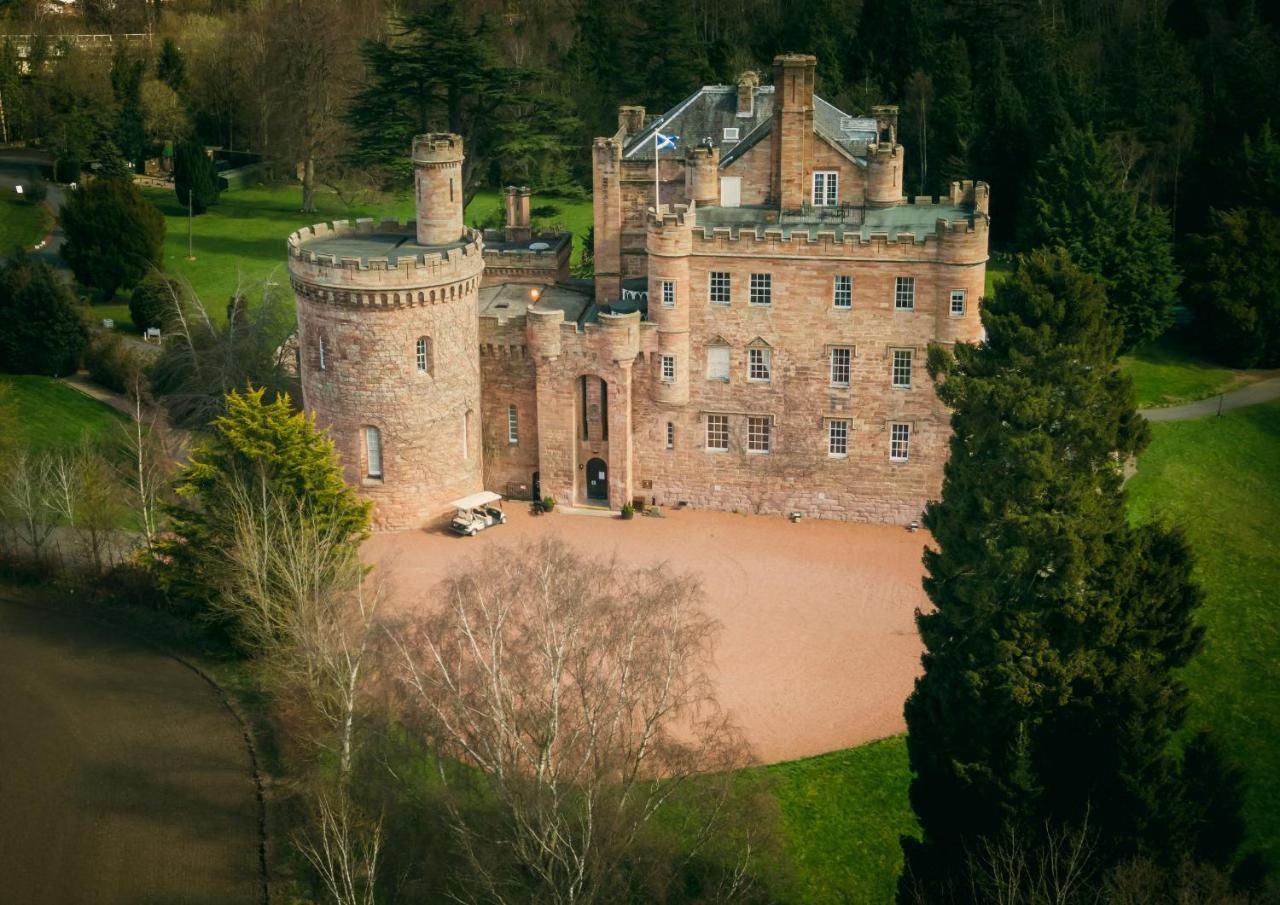 Dalhousie Castle in Bonnyrigg near Edinburgh, a haunted castle hotel in Scotland