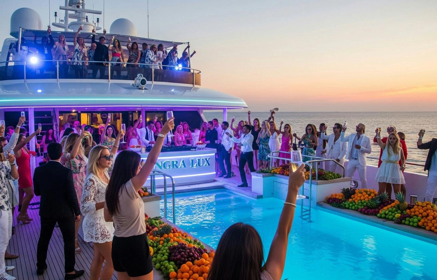 Oceanbeat Ibiza - High-Energy Dance Boat off Playa d'en Bossa