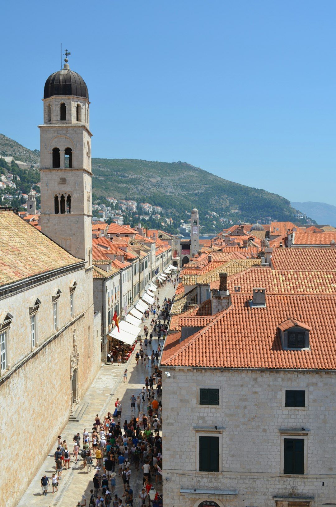 Stradun - The Limestone-Paved Heart of Dubrovnik Old Town