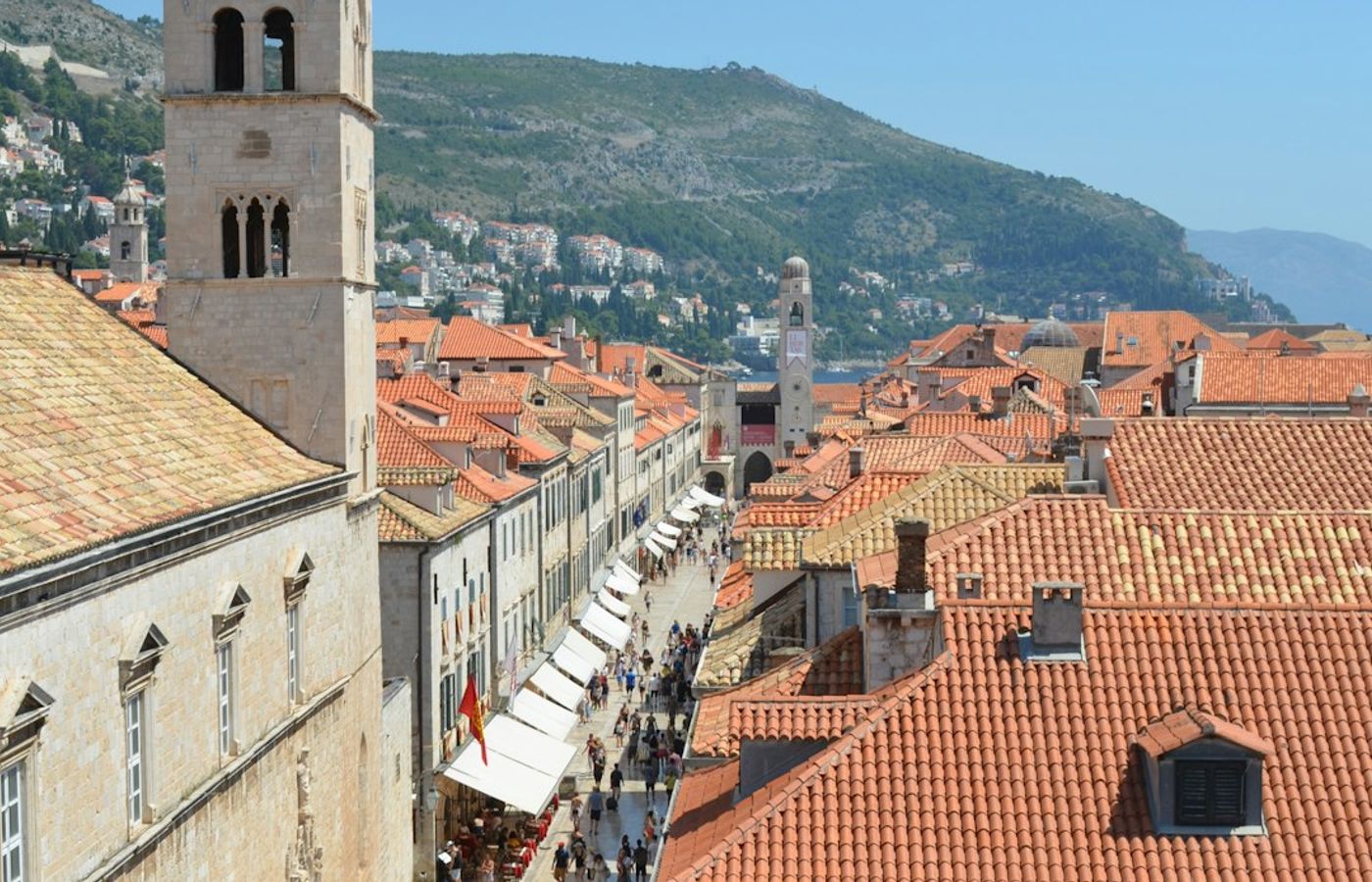 Stradun - The Limestone-Paved Heart of Dubrovnik Old Town