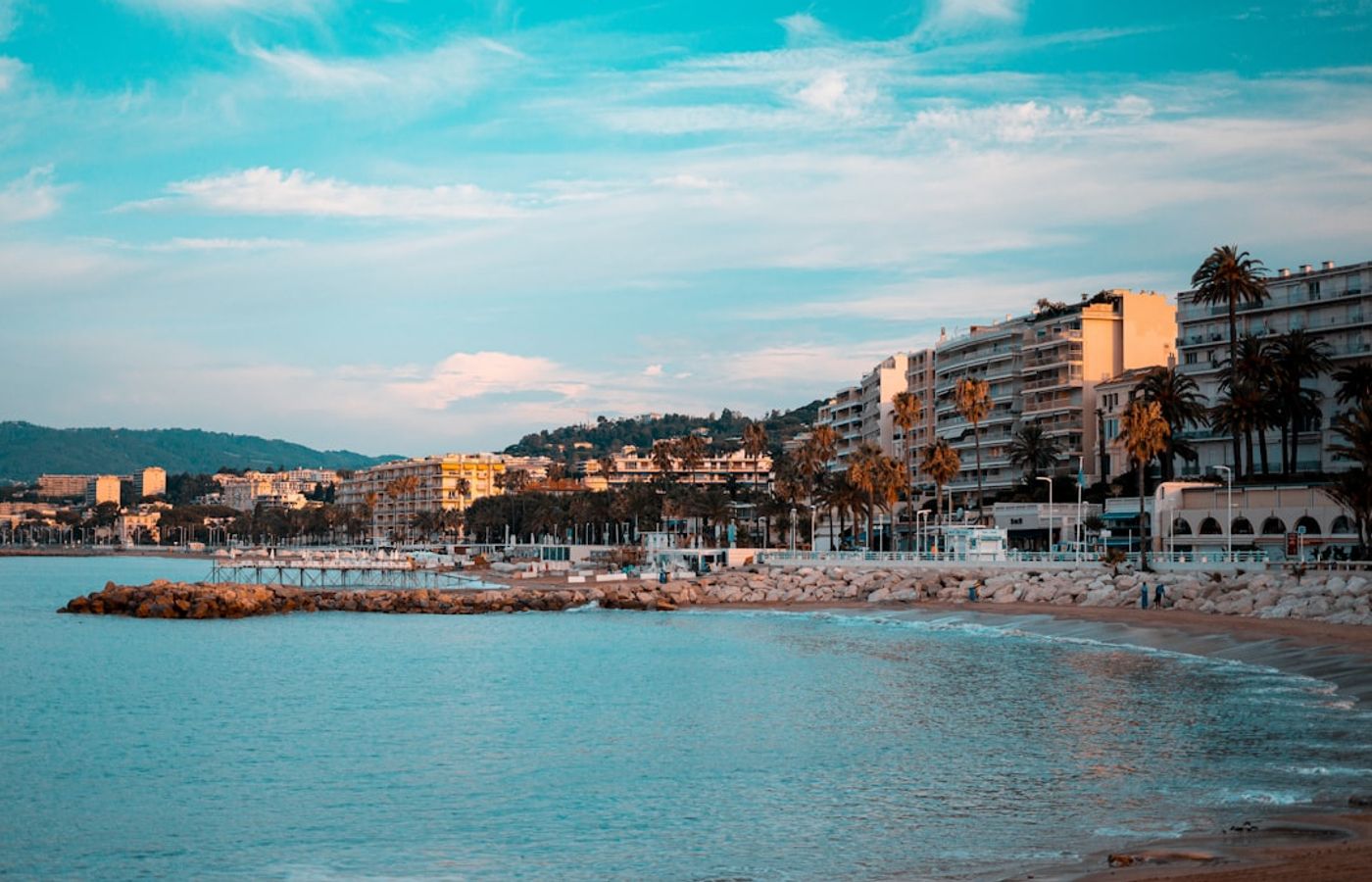Cannes Beaches - Sand Along the Croisette