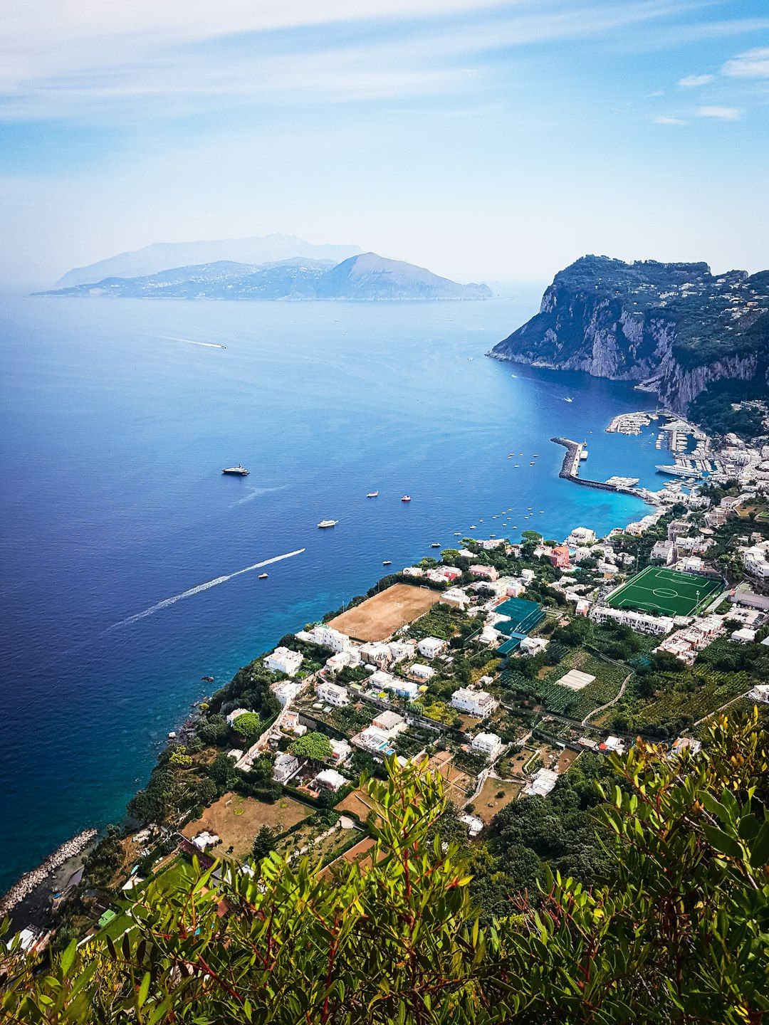 Anacapri village and Piazza Vittoria