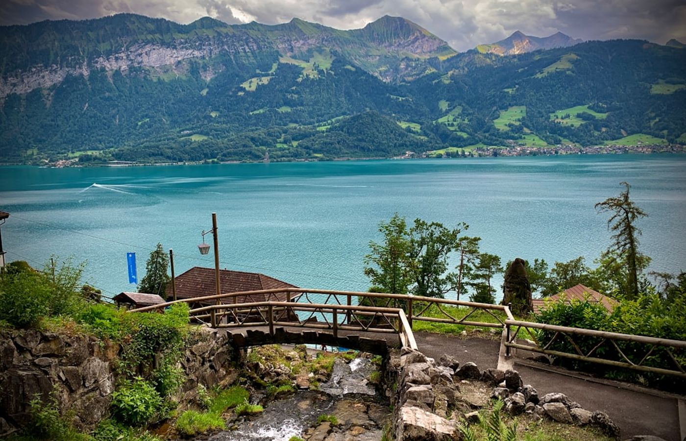 Interlaken West to the St. Beatus Caves - The Easy Lake Thun Shore Walk