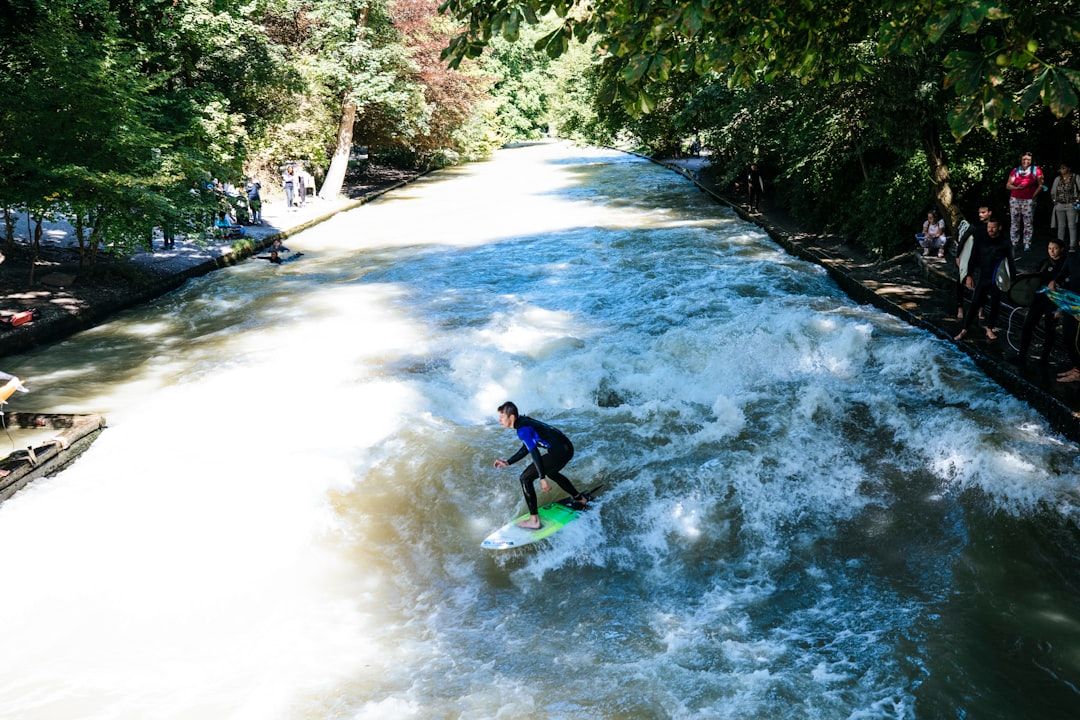 Englischer Garten and the Eisbach Wave - 375 Hectares That Absorb the Crowd