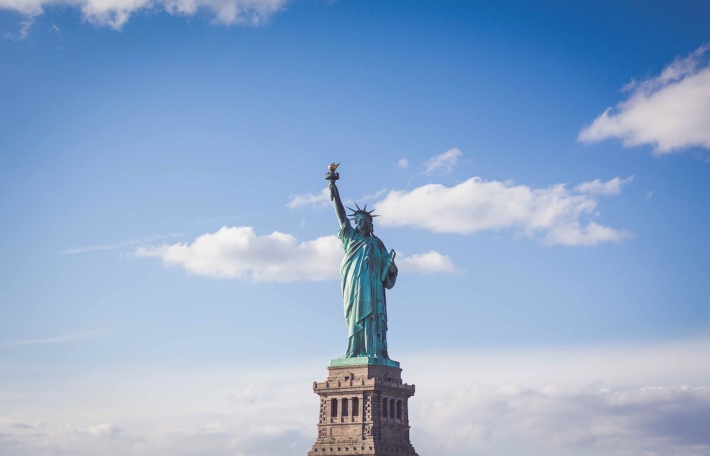 Statue of Liberty and Ellis Island - The Symbol of New York Harbour