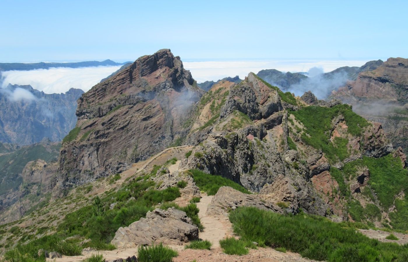 PR1 Vereda do Areeiro - Pico do Areeiro to Pico Ruivo, Now One-Way