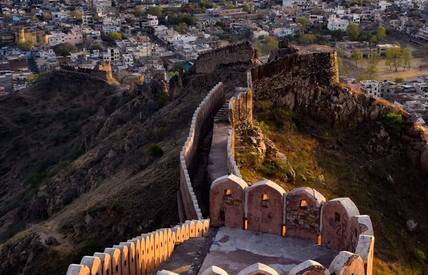 Nahargarh Fort - Sunset Viewpoint Over the Pink City