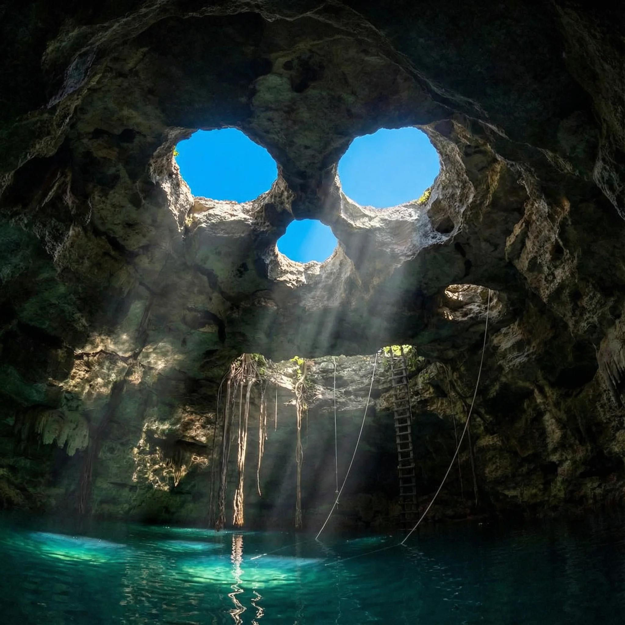 Cenote Calavera - The Temple of Doom