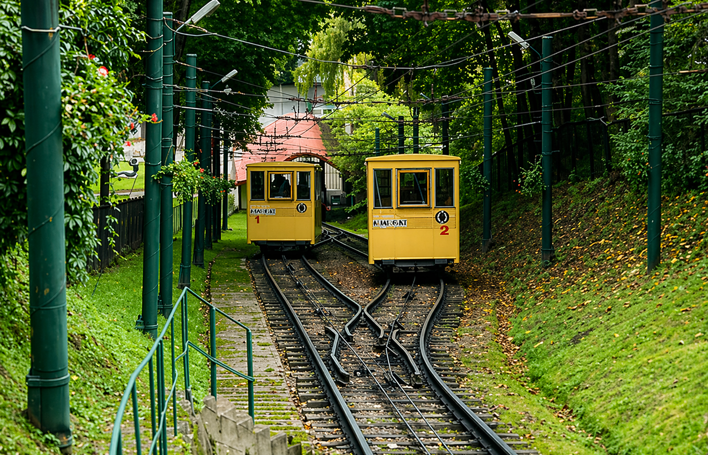Zaliakalnis and Aleksotas Funiculars - Twin Hillside Railways from the 1930s