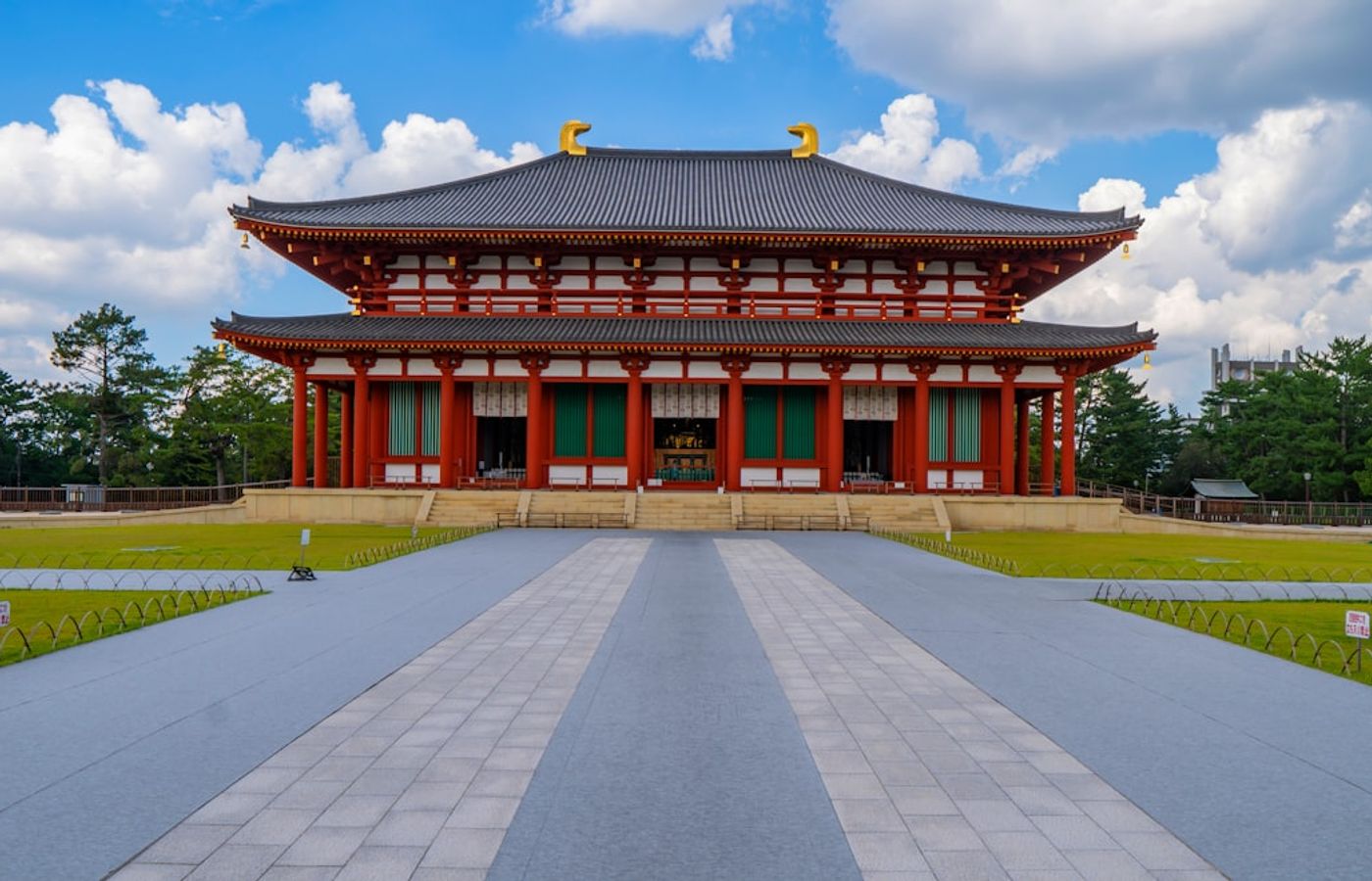 Yakushi-ji - Twin Pagodas From the Eighth Century