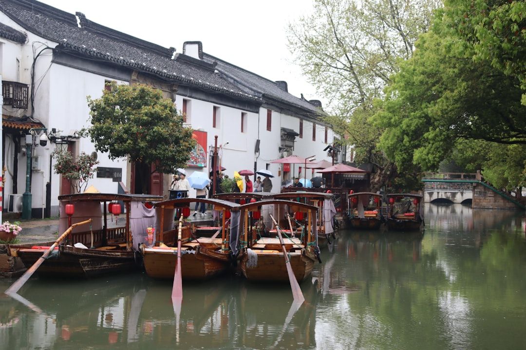 Zhujiajiao Water Town - Ming Canals at the End of Metro Line 17