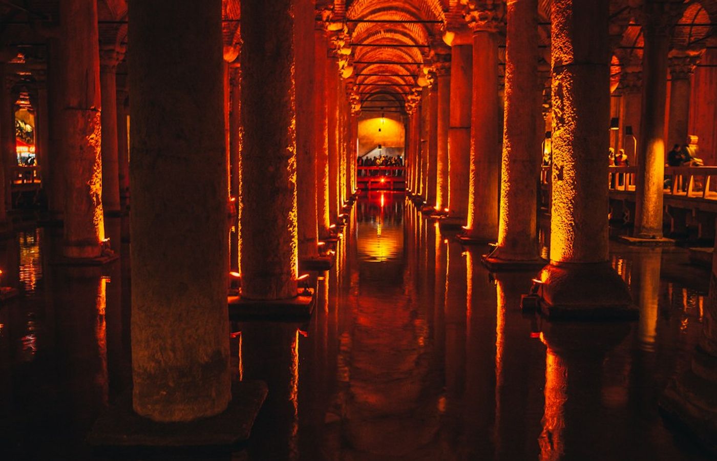 The Basilica Cistern - 336 Columns Under the City